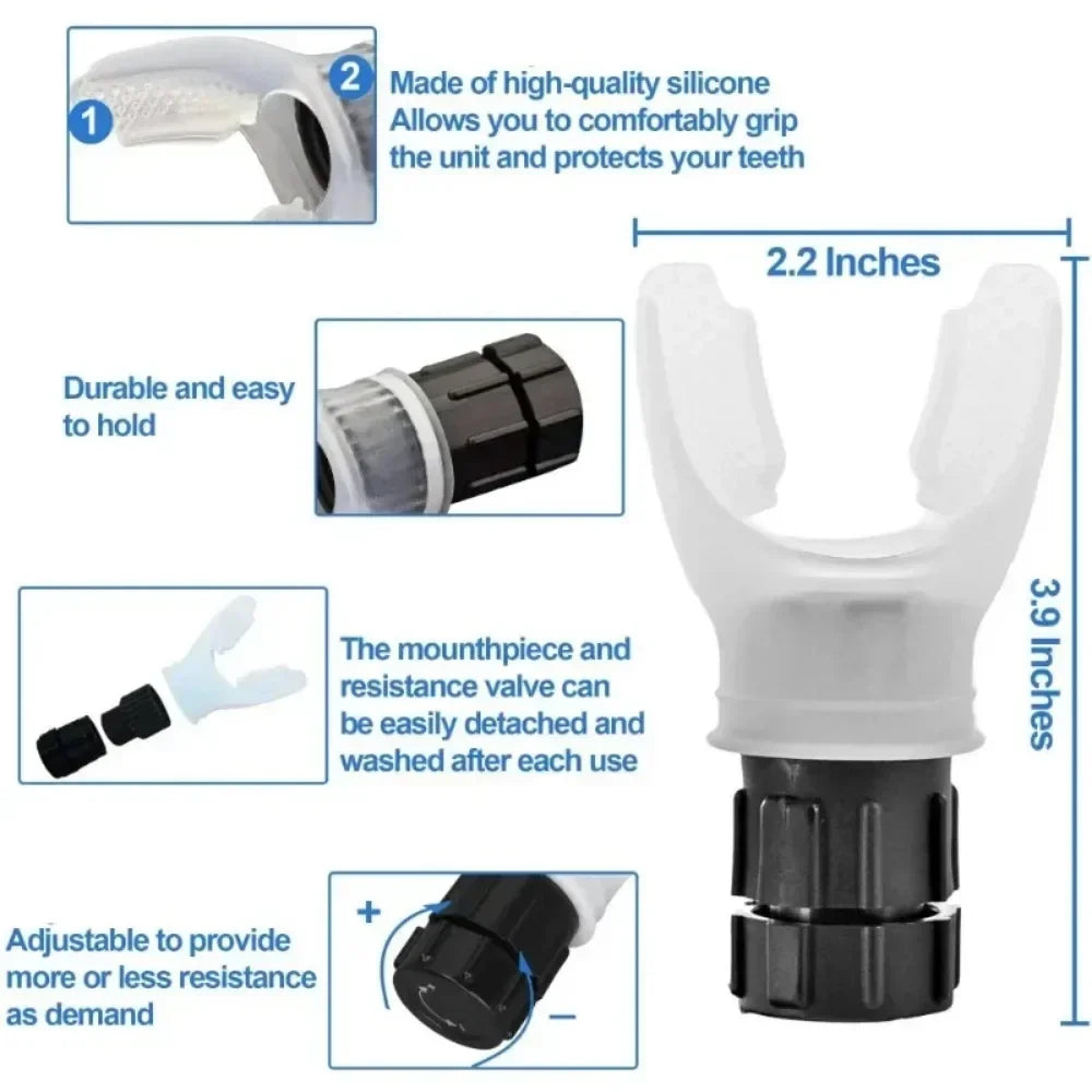 Portable Lung Capacity Abdominal Breathing Trainer Improves Exercise Breathing Status